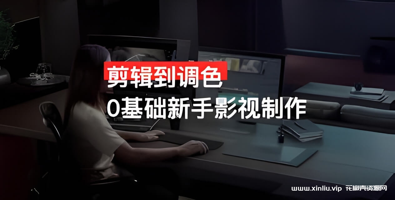 《剪辑到调色0基础新手影视制作》[MP4/3GB]云网盘下载，已做压缩处理，云网盘下载后解压使用，文件大小3GB，目录见下文。